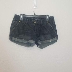 American Eagle Vtg Denim Shortie Shorts Sz 10